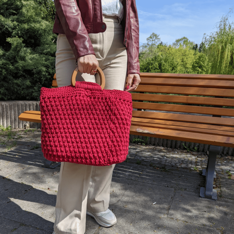 Rote Tasche – Bild 4