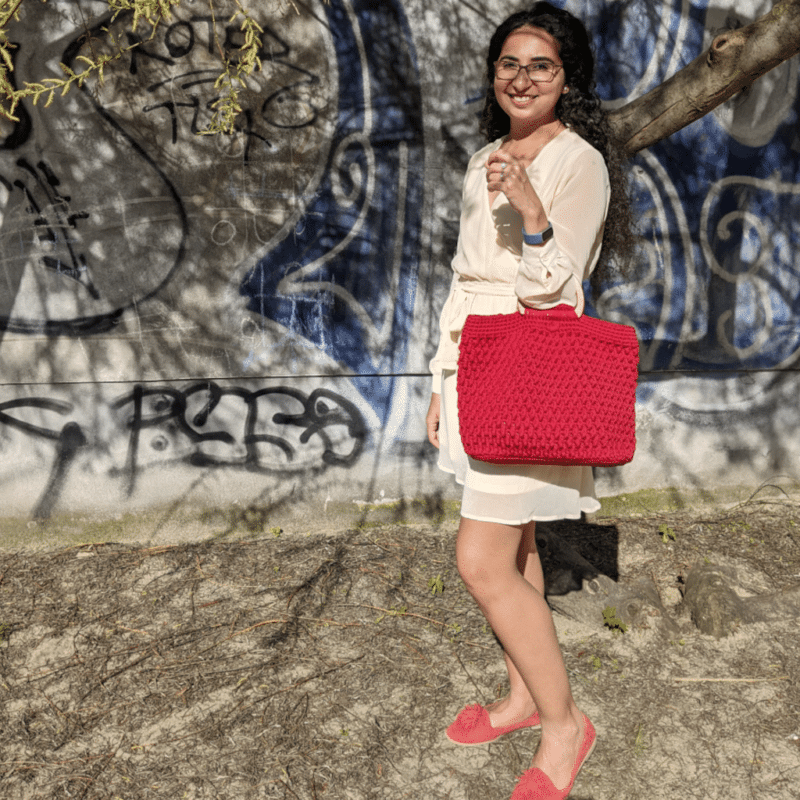 Rote Tasche – Bild 9